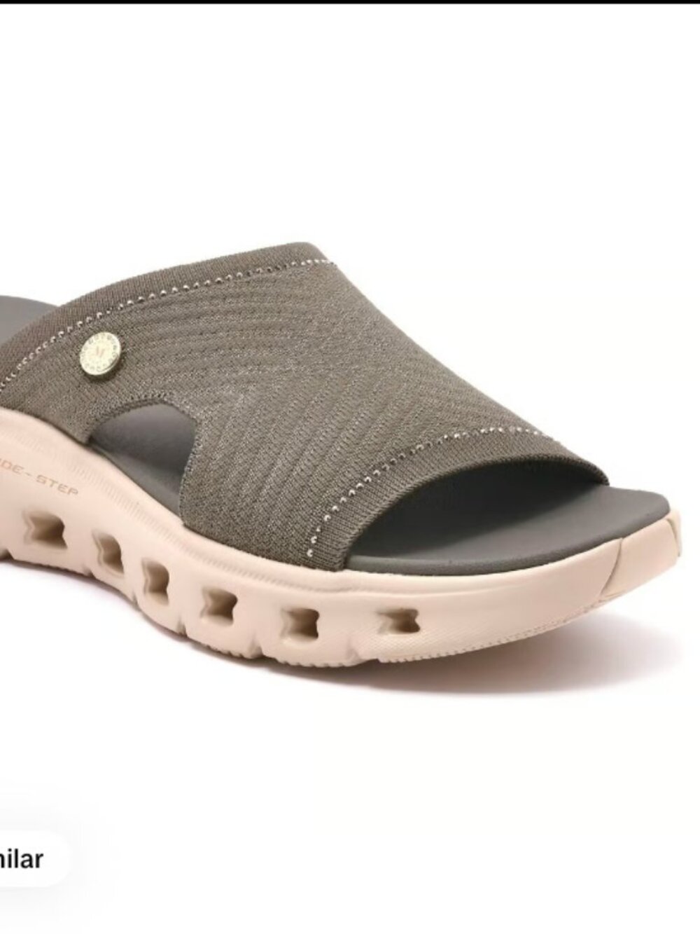 Martha Stewart X Skechers Glide Step Pro Slide Sandals- Olive